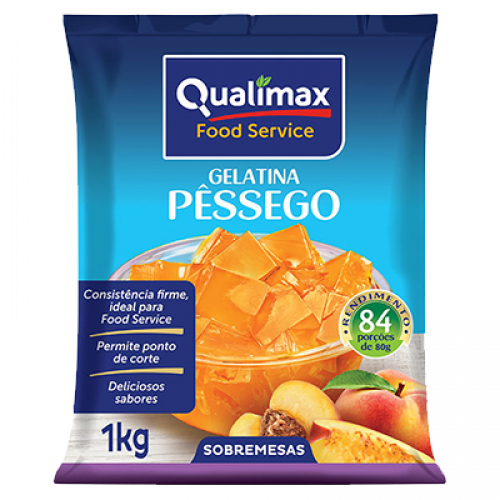 Gelatina Qualimax de Pessego 1 kg