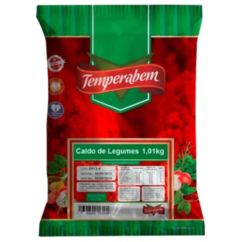 Caldo de Legumes Temperabem 1.010kg