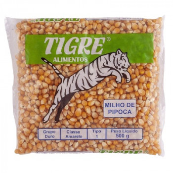 Milho para Pipoca Tigre 500 gr