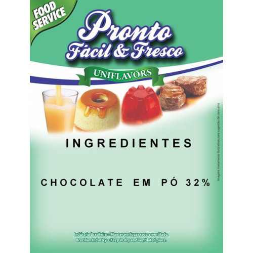 Chocolate Em Po 32% Pronto Fresco 1.01kg