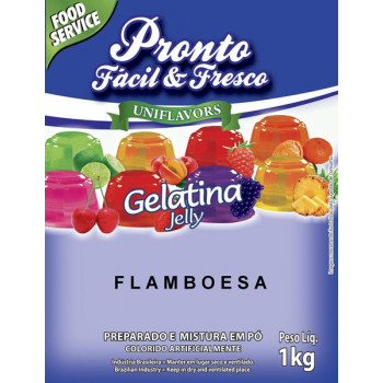 Gelatina Framboesa Pronto Fresco 1kg