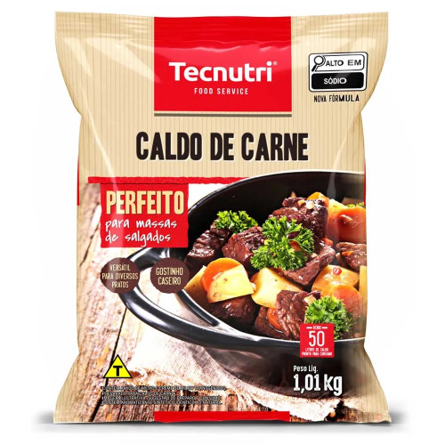 Caldo De Carne Tecnutri 1,01 Kg