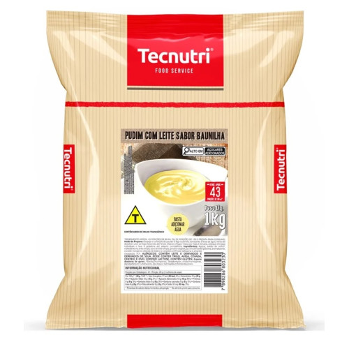 Pudim C/Leite Baunilha Tecnutri 1Kg