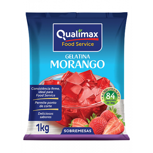Gelatina Qualimax de Morango 1 kg
