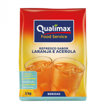 Refresco Qualimax de Acerola c/ Laranja 1kg