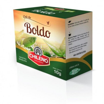 Cha Chileno de boldo ENVELOPADO 10x10gr