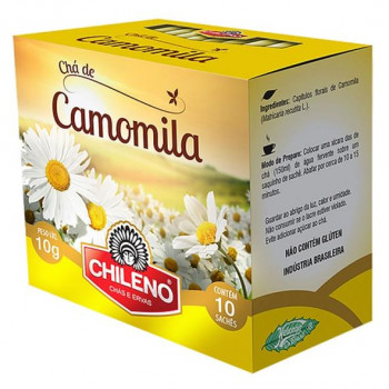 Cha Chileno de Camomila Sachet 10x10gr