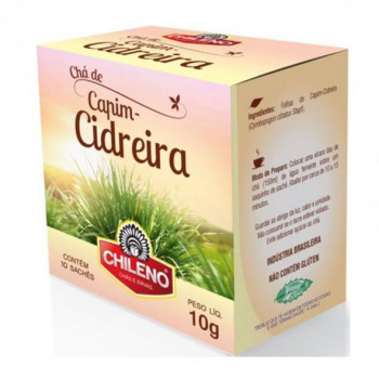 Cha Chileno de Cidreira ENVELOPADO 10x10gr