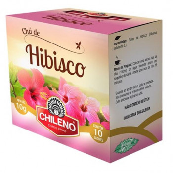 Cha Chileno de Hibisco ENVELOPADO 10x10gr