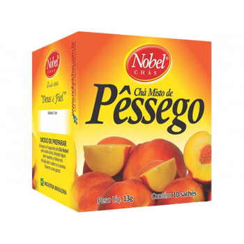 Cha Nobel de Pessego Sachet 10x13gr