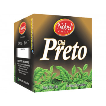 Cha Nobel Preto Sachet 10x13gr