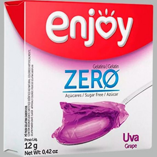 GELATINA Zero Acucar Uva ENJOY 12gr