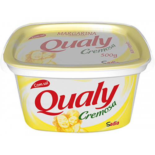 Margarina Vegetal Qualy c/sal 80% 500g