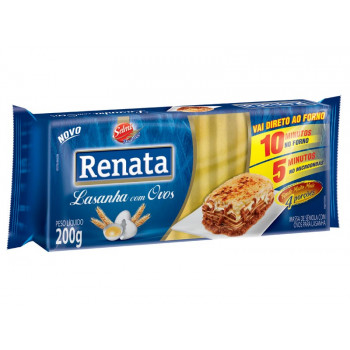 Lasanha Pre Cozida Renata 200 gr