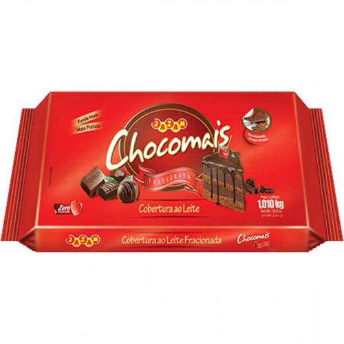 Chocolate em BARRA LEITE FRAC Chocomais1.010