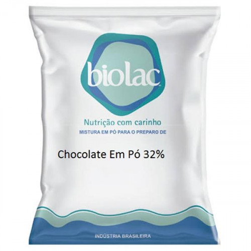 Chocolate em Po Biolac 32% 1.010kg