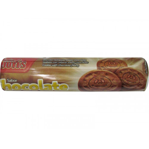 Biscoito Recheado Chocolate Juvis 100 gr