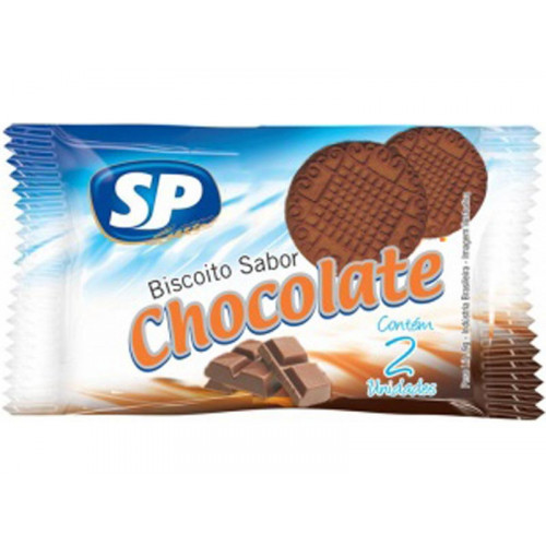 Biscoito Sachet Amanteigado de Chocolate 180x2 un