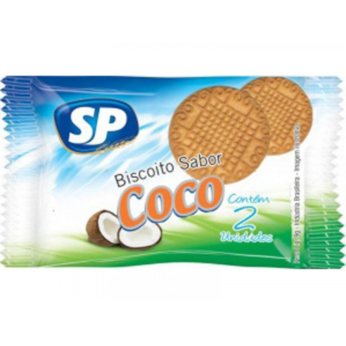 Biscoito Sachet Amanteigado de Coco 180 x 2 un 1.4