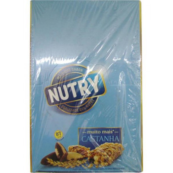 Barra de Cereais NUTRY Castanha 24x22 gr