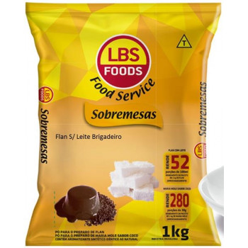 Flan s/Leite Brigadeiro Biolac 1kg