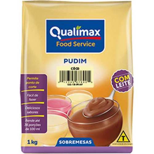 Pudim Qualimax c/leite Coco 1 kg